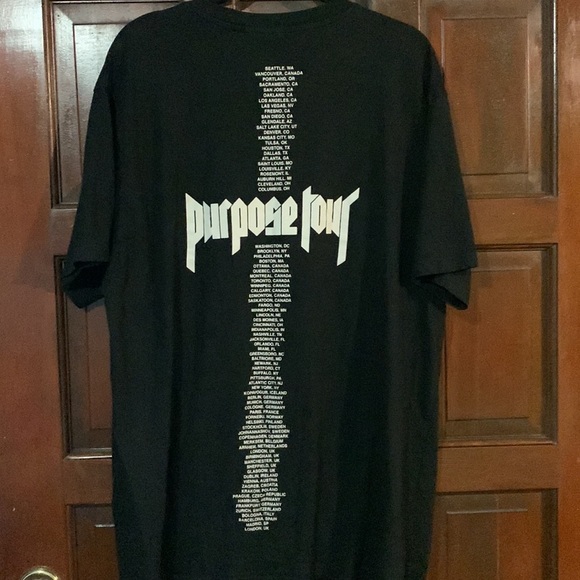 Justin Bieber Purpose Tour extra large Concert T-shirt - Picture 4 of 5